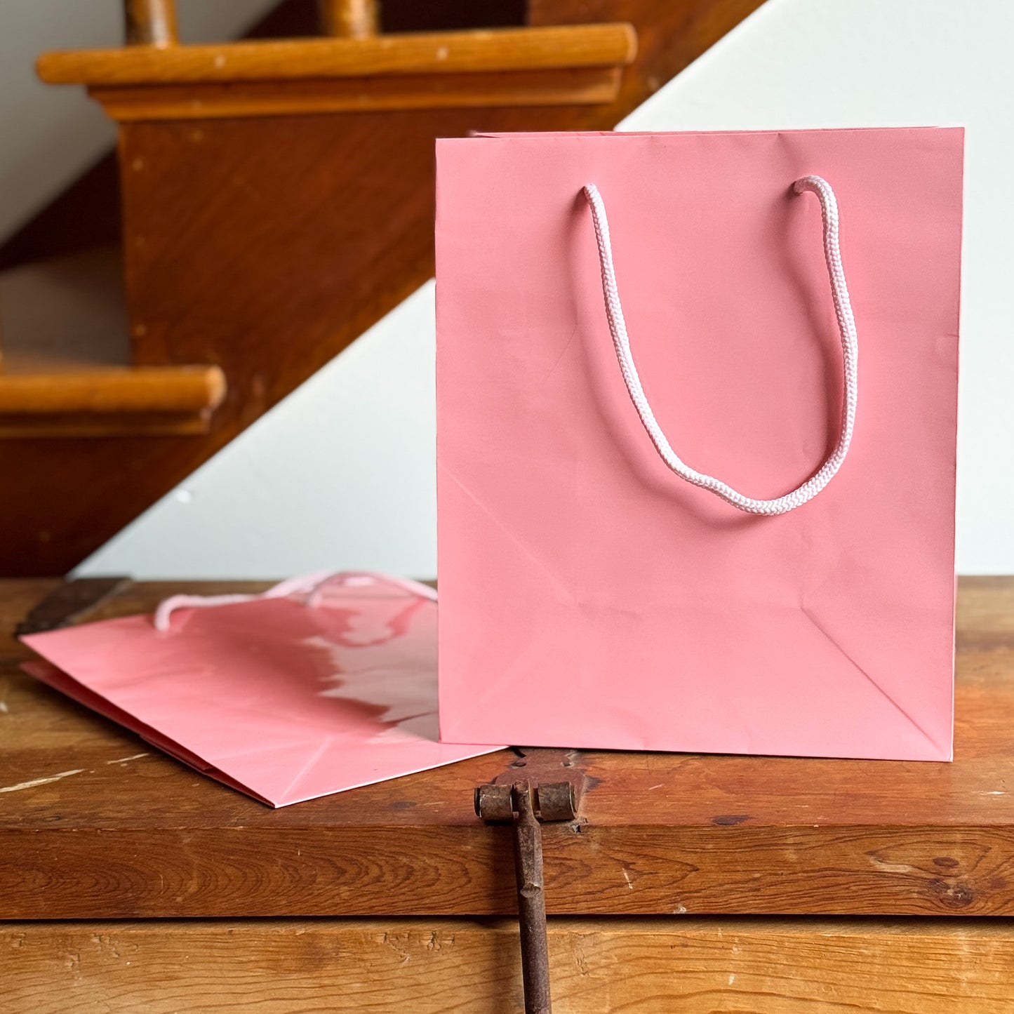 Glossy Pink Party Favor Bag