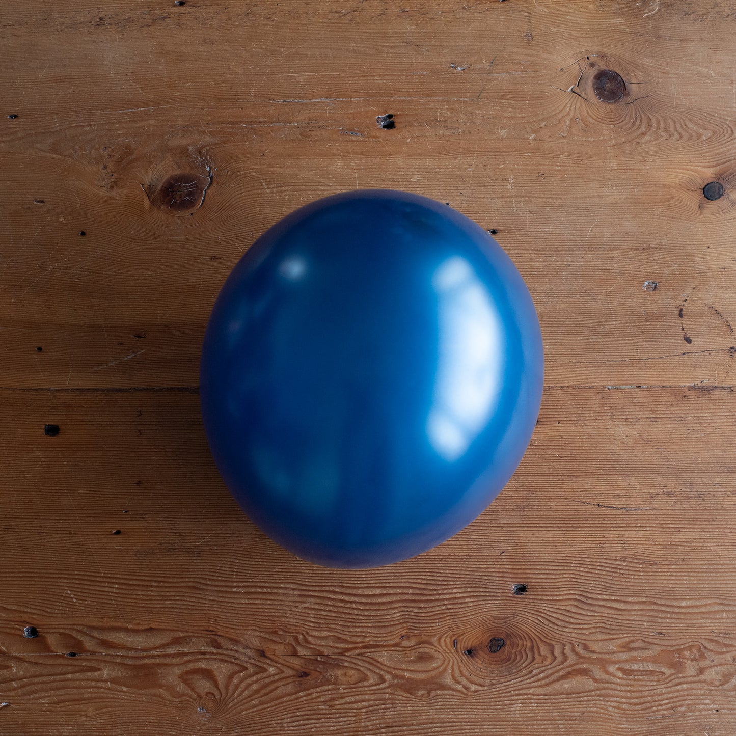 12" Metallic Midnight Blue Latex Balloons