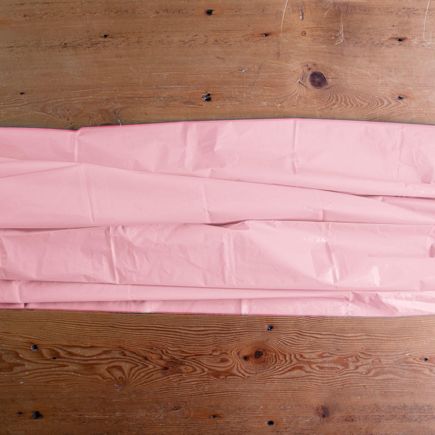 Classic Pink Plastic Tablecloth
