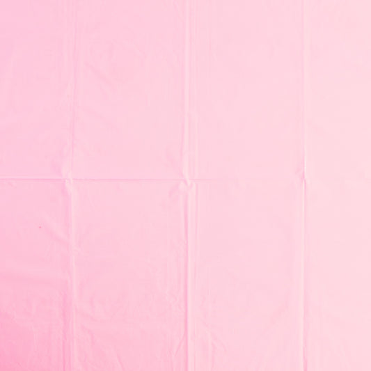 Classic Pink Plastic Tablecloth